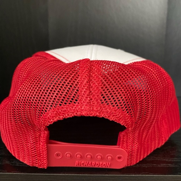 Dr Pepper I'm a Pepper Richardson 112 Trucker Hat Red White Mesh Snapback - Picture 2 of 12